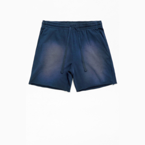 Short d'été vintage en coton délavé à l'acide short pour homme personnalisé délavé au soleil respirant avec cordon de serrage et ceinture élastique - Product Image 5