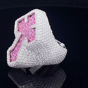 Wholesale Customizable 925 <b>Silver</b> Diamond & Gold Rhodium Plated <b>Rings</b> Premium Classic Jewelry <b>Men</b> IGI Certificate Party - Product Image 3