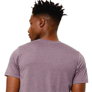 เสื้อยืดผ้าฝ้ายออร์แกนิกสำหรับผู้ชาย220 GSM รุ่นใหญ่พิเศษคอกลมทรงสลิมฟิตสำหรับการออกแบบตามสั่ง - Product Image 6