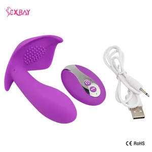 Sexbay vendita diretta in fabbrica vibratore indossabile a distanza giocattoli del sesso donne G Spot stimolatore del clitoride massaggio vaginale vibratore mutandine