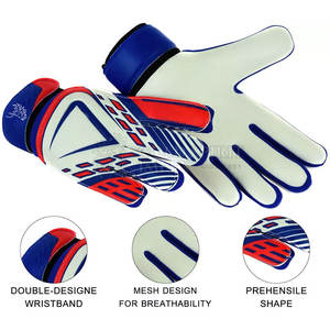 Gants de gardien de but de football en cuir de haute qualité grande taille nouveau stock avec caractéristiques de sécurité en gros - Product Image 2