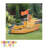 Barco de arena de madera para niños, Barco de arena, patio de juegos al aire libre, juguetes de verano, listo para enviar desde España