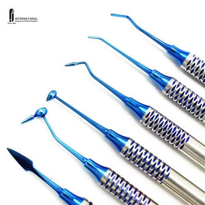 Ensemble de 6 pièces à forte demande d'instruments de remplissage composites dentaires de source d'alimentation manuelle de qualité allemande Instruments chirurgicaux FJINTL - Product Image 4