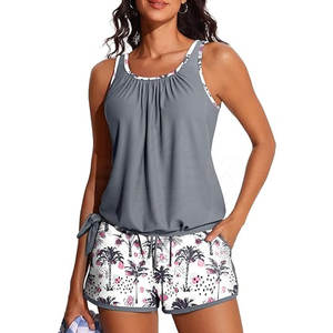 Two Piece <b>Swim</b> Top and <b>Shorts</b> Set Lightweight Stretch Material for Swimming and Water Sports <b>Swim</b> Top and <b>Short</b> - Product Image 6