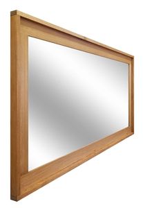 Natural Brown <b>Vintage</b> Rectangular Decor <b>Mirror</b> Wood Carved <b>Mirror</b> Custom Thick <b>Art</b> <b>Deco</b> Design Style Wooden Wall <b>Mirror</b> Frame - Product Image 3