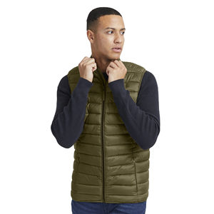 Chaqueta acolchada con capucha para hombre de calidad, chaleco, ropa de moda de invierno, acolchada sin mangas con función de calefacción, chaleco acolchado, servicio OEM - Product Image 1