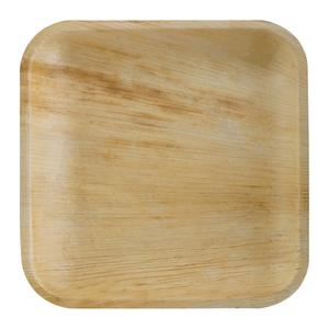 Plateau rectangulaire de 10 pouces, assiettes en feuilles d'arec carrées - Product Image 2