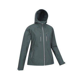 Chaquetas softshell con cierre de cremallera frontal para mujer, cortavientos de tamaño ajustable, chaquetas Softshell para mujer - Product Image 3