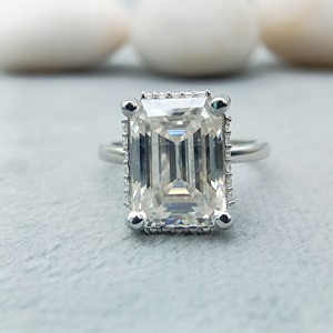 Custom Fancy Solitaire Engagement Wedding Anniversary Party Ring 100% Satisfaction Guaranteed 925 Sterling Silver 14k 18k Gold - Product Image 1