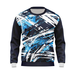Sweat à capuche épais pour hommes avec cordon de serrage Sublimation Pull à capuche épais en éponge française - Product Image 1