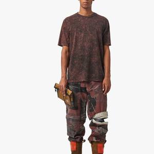 Camiseta de Hombre de Alta Calidad, 100% Algodón, 220 g/m², Corte Regular, Lavado Ácido, Estilo Vintage, Secado Rápido, Personalizable OEM, Tallas Grandes - Product Image 4