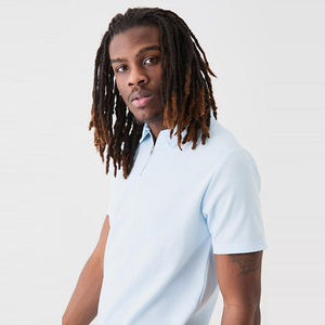 2025 Al por mayor Poliéster/Algodón Antiarrugas Cuello con cremallera 1/4 Diseño Liso Logotipo Personalizado Transpirable Nuevo Color Más Vendido Ajustado - Product Image 5