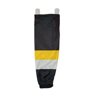 Chaussettes de hockey sur glace entièrement sublimées en polyester 100% Chaussettes de hockey personnalisées avec logo d'équipe - Product Image 3