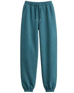 Conjunto de Sudadera con Capucha y Pantalones Deportivos Azul Verde Personalizado para Mujer, Sudadera de Forro Polar con Pantalones a Juego, Ropa Casual de Invierno - Product Image 2