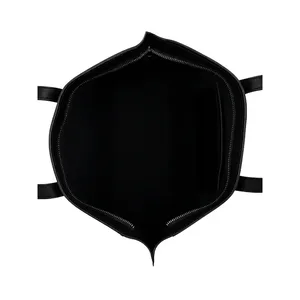 Sac fourre-tout pour femme Rays Creation, noir, longue poignée, en cuir PU, fermeture éclair, style normcore/minimaliste, usage quotidien - Product Image 4