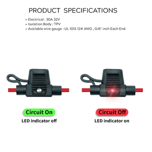 Piezas PTT LED ASP Portafusibles en línea con tapa (TPV) - Product Image 3