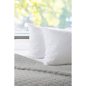 Oreiller en silicone avec tissu extérieur en coton de 950 g, motif uni - Product Image 1