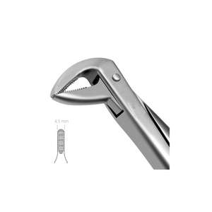 Fórceps dentales con patrón Inglés Profesional, Alicates de extracción Anterior inferior, instrumentos quirúrgicos de Metal de acero hechos a mano, Dental - Product Image 4