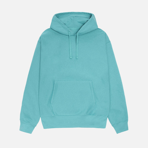 Sudadera con Capucha de Alta Calidad para Hombre, 100% Algodón, Tejido de Crochet, Transpirable, con Estampado Puff y Botones, Estilo Urbano, para Invierno - Product Image 4