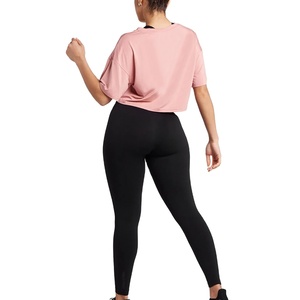 Nurak 2025 femmes été vêtements actifs décontracté haut court et Leggings 100% coton léger - Product Image 2