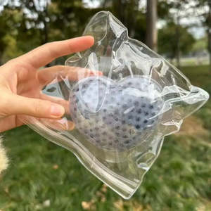 Heart-Shaped Stress Relief Squishy Anti-Anxiety PVC Silicone <b>Rubber</b> <b>Plastic</b> and Foam Squeeze Toys for Children 5-7 Years Old - Product Image 5