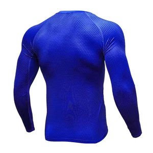 Último diseño 2025 su propia sublimación personalizada manga completa MMA Rash Guard Custom Rash Guard para hombres/mujeres - Product Image 2