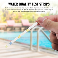 Kit de test d'eau numérique 7-en-1 | Testeur d'eau de bain à remous numérique pour piscine | Testeur de chlore pour piscine, bain à remous, spa (OEM)