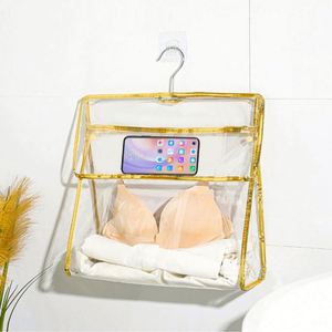 Nouvelle trousse de rangement imperméable de grande capacité, antichoc, avec fermeture éclair imperméable, trousse de rangement transparente pour cosmétiques - Product Image 2