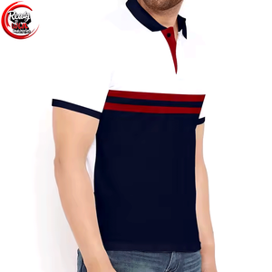 Chemises polo Slim Fit personnalisées pour hommes Chemise de golf 100% coton avec tissu tendance à motif solide Marque privée Toile premium - Product Image 4