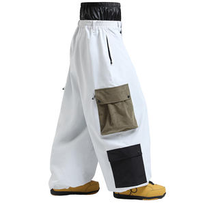 Pantalones de Esquí de Alta Calidad Hechos a Medida, Impermeables, Cálidos, Ropa de Esquí para Mujer, Estilo Hip Hop, Holgados y Anchos - Product Image 1