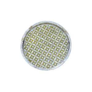 Plateau de service en nacre fait à la main avec surface polie pour une présentation élégante dans les hôtels, les maisons et les restaurants raffinés - Product Image 3