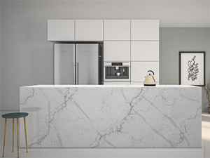 Goldtop OEM/ODM Quartz slab calacatta Trắng rắn bề mặt đá bàn - Product Image 6