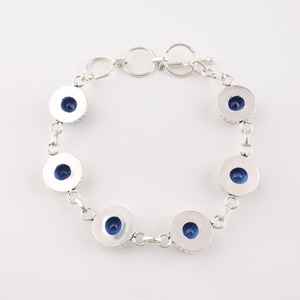 Pulsera de Tanzanita, Hecha a Mano, Plata de Ley 925, Ajustable, Joyería Elegante, Regalo para Mujer - Product Image 6