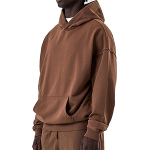 Professional Breathable Oversized Hoodies <b>Men</b> High Quality Long Sleeve <b>Pullover</b> <b>Men</b> Blank Casual Hot Trendy Wholesale Streetwear - Product Image 4