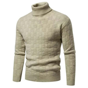 Suéter de Punto Jacquard de Algodón 100% para Hombre, Fabricado en Fábrica por un Fabricante Profesional, Precio Competitivo - Product Image 2