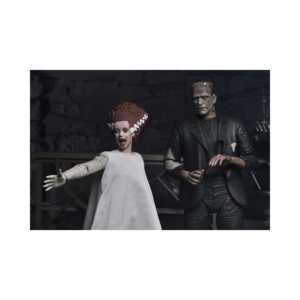 Monstruos Universales: La Novia de Frankenstein, Paquete de 2 Figuras de Plástico Nuevas, Diseño de Personajes de Dibujos Animados para Coleccionar, Accesorio de Anime en Caja - Product Image 6