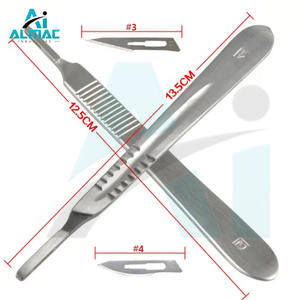 ALMAC 2025 Stainless Steel <b>Dental</b> Titanium Surgical Instrument Handle round Scalpel Manual Power Source for Medical <b>Equipment</b> - Product Image 1