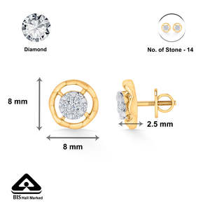 Pendientes de Perlas Blancas en Oro Blanco para Mujer, Diseño Geométrico de Tornillo, Certificados por IGI, Joyería para Bodas y Fiestas - Product Image 6