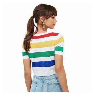 Camiseta Corta de Alta Calidad, Ecológica, 100% Algodón para Mujer, Transpirable, Personalizable, Hecha en Pakistán - Product Image 2