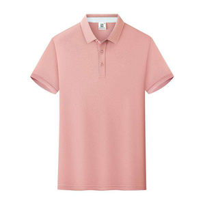 Polo à manches courtes pour hommes en gros, nouveau design, col rabattu, tissu tissé respirant, vêtements publicitaires culturels - Product Image 5