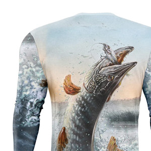 เสื้อตกปลาแขนยาวสำหรับผู้ชายเสื้อตกปลาขายตามสั่ง - Product Image 6