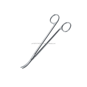กรรไกรผ่าตัดเมทเซนบัม สแตนเลส ได้รับการรับรองมาตรฐาน CE ISO แบบตรงและโค้ง ขนาด 18.7 ซม. เครื่องมือผ่าตัด คลาส I - Product Image 2