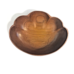 Bol en bois Bol en bois en forme de coquille de mer élégante de qualité supérieure Bol de vaisselle personnalisé - Product Image 1