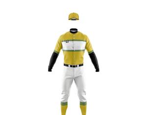 Uniforme de béisbol de diseño de servicio OEM en diferentes tamaños de secado rápido último uniforme de béisbol de moda al por mayor de alta calidad - Product Image 3