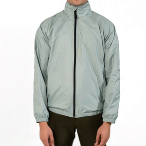 Nouvelle conception de vestes coupe-vent imperméables et respirantes pour hommes, fermeture éclair, prix abordable, personnalisables, meilleur design 2025 - Product Image 3