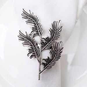 แหวนรองผ้าเช็ดปากโลหะพรีเมียมสำหรับตกแต่งโต๊ะงานแต่งงาน อุปกรณ์รับประทานอาหารสุดหรูรักษ์โลก พร้อมสีที่ปรับแต่งได้ - Product Image 2