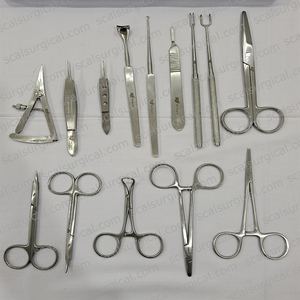 2025 Offre Spéciale Ensemble d'instruments de chirurgie de blépharoplastie Scalsurgical avec boîte en plastique Chirurgie des paupières - Product Image 3