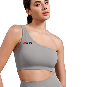 Soutien-gorge de sport pour femme, grande taille, rembourré, sans coutures, pour entraînement, fitness et fitness, vêtements d'entraînement confortables - Product Image 1