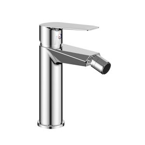 Miscelatore per Bidet monostrato diamantato in ottone per installazione rapida con rifiuti Click-Clack con sistema di rifiuti Click-Clack - Product Image 1