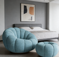 Canapé Citrouille Haute Qualité, Fauteuil de Loisirs à Haute Résilience, Antidérapant, pour Coin Home Cinéma
